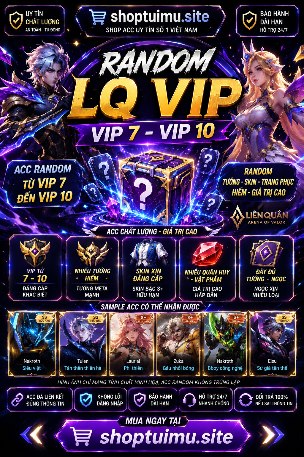 Random LQ Vip 7 - Vip 10